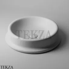 Sitega SAYMA 470 Раковина накладная круглая, с донным клапаном SAYMA 470 - White
