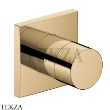 Keuco IXMO Pure Вентиль запорный, переключатель на 2 потока, квадрат, внешняя часть 59557030002, Бронза шлифованная