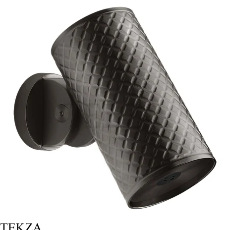 Gessi 316 SPOTWATER INTRECCIO Душевая головка настенного крепления, распыление 57215-707, Black Metal Brushed PVD