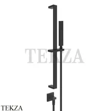 Gessi Rettangolo shower Штанга в комплекте с душевой лейкой 20142-299, вывод, Black XL