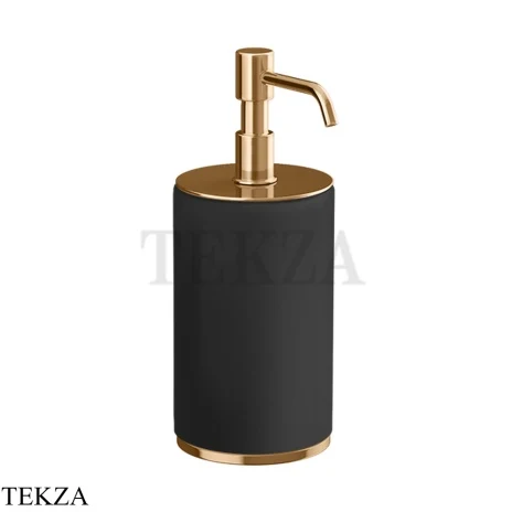 Gessi INCISO accessories Дозатор для жидкого мыла настольный, черный 66438-735, Warm Bronze PVD