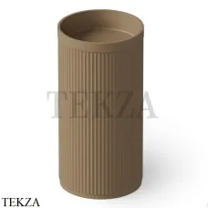 Dea Design Pedestal Basin Раковина напольная рифленая Solid Surface DD2801 450 2, Light Camel №2