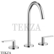 Dornbracht Meta Смеситель для раковины на 3 отверстия 20713661-93, Brushed Chrome
