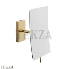 Boheme Зеркало косметическое настенное квадратное 506-G, gold Золото глянец