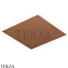 Zucchetti Верхняя встраиваемая лейка: дождь, распыление, каскад Z94293.XP91, brushed copper PVD