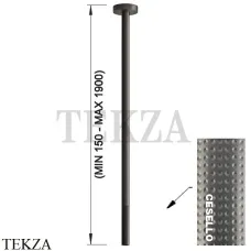 Gessi 316 CESELLO Излив для раковины потолочный под размер 54496-707, Black Metal Brushed