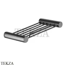 FIMA Carlo Frattini ROTOLA Мыльница в душевую кабину F6008CS, Brushed black chrome