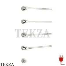 Margaroli SOLE 622 Полотенцесушитель электрический 4 рейки, выключатель BOX 622BI, nickel Bright