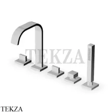 Zucchetti Aguablu Смеситель для ванны, на 2 позиции ZA5475, хром глянец