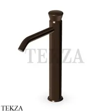 Zucchetti Sablier Смеситель для раковины высокий, без гарнитура ZSL558.XP21, brushed chocolate PVD