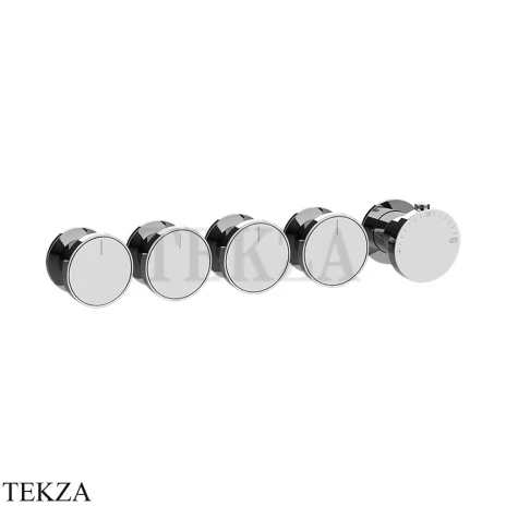 Gessi Origini NATURE Термостат для душа 4 потока, внешняя часть 66338-031, хром глянец