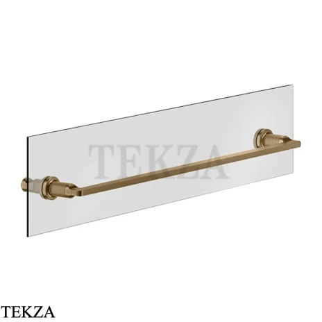 Gessi INCISO accessories Полотенцедержатель для крепления на стекло, 60 см 58617-791, Deep Bronze Br. PVD