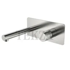 Boheme Stick Смеситель для раковины из стены, комплект Stick 125-NB Nikel Brush DIAMOND