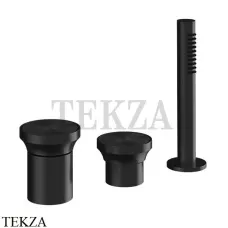 Gessi Origini ACCENT Смеситель для ванны с гарнитуром, без излива 66043-299, Black XL