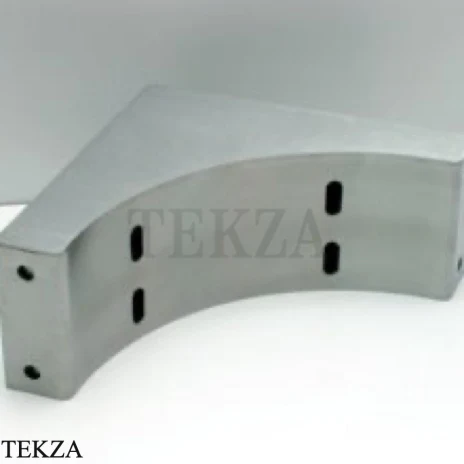 Flaminia Twin Set кронштейн для угловой установки раковины 42 см, нержавеющая сталь Brush матовый