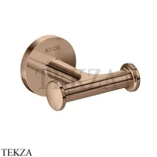 Axor Universal Circular Крючок для халата и полотенец двойной 42812300, Polished Red Gold