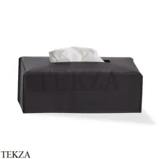 Decor Walther NAPPA KB Коробка для салфеток 0938090 натуральная кожа, Черно-коричневый