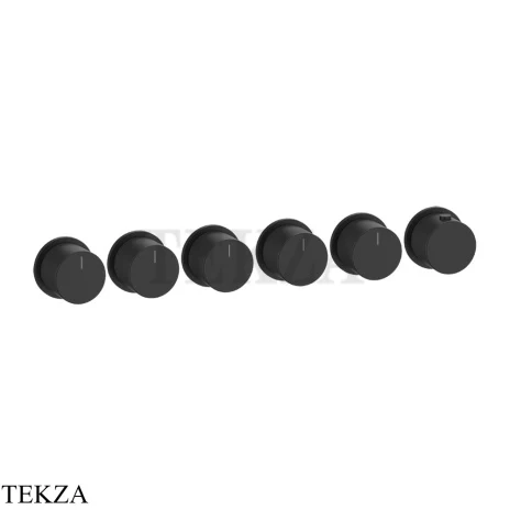 Gessi Habito Bath-shower Термостат на 5 потоков, внешняя часть 63440-299, Black XL