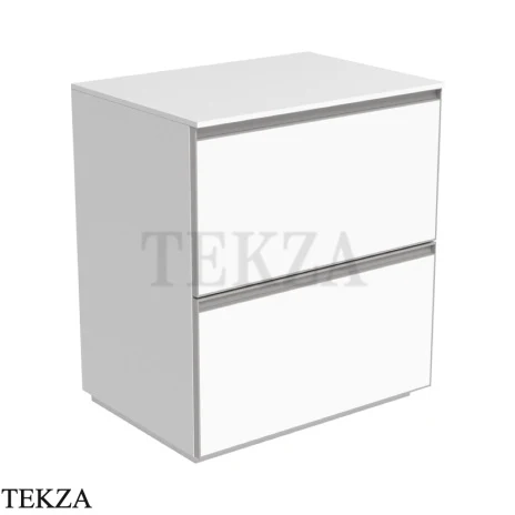 Flaminia Cubika модуль хранения напольный 70×50×78,5 см, 2 ящика, белый матовый