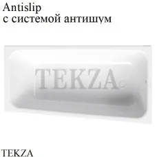 BETTE BetteSpace M Ванна угловая, исполнение правое, сталь 1141-000 AS, антишум, антислип Sense, белый глянец