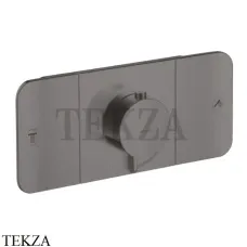 Axor ONE Термостат для душа 2 потока, внешняя часть 45712340, Brushed Black Chrome