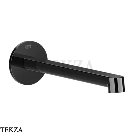 Gessi Ludovica Излив для раковины на стену 76102-706, black хром глянец