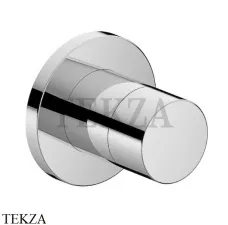 Keuco IXMO Pure Вентиль запорный, переключатель на 2 потока, круг, внешняя часть 59557070001, нержавеющая сталь