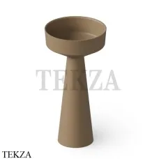 Dea Design Pedestal Basin Раковина напольная Solid Surface DD2018 425 2, Light Camel №2