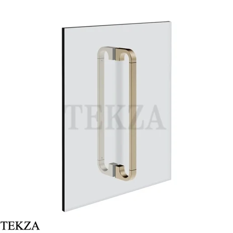 Gessi Perle Полотенцедержатель для крепления на стекло, 20 см 74630-149, нерж. сталь Brush / никель Brushed