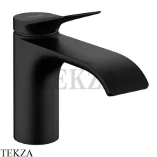 Hansgrohe Vivenis Смеситель для раковины 80, без гарнитура 75012670, черный матовый Hansgrohe Vivenis Смеситель для раковины 80, без гарнитура 75012670, черный матовый