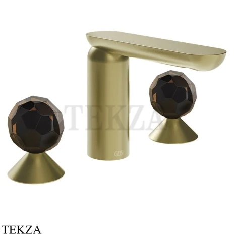 Gessi Perle Смеситель для раковины на 3 отв., без гарнитура 74225-727, шампань Brushed