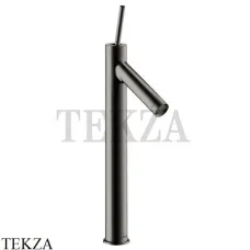 Axor Starck 250 Смеситель для раковины высокий, с донным клапаном 10129340, Brushed Black Chrome