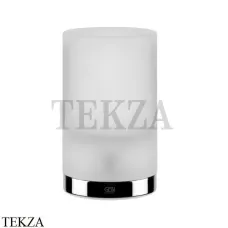 Gessi Emporio Стакан настольный стекло сатин 38833-031, хром глянец