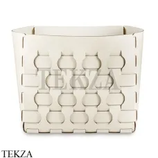 ADJ Dubai Корзина-ёмкость для мелочей 35x40 см 2048.16/10, панна котта/белый