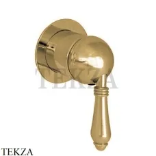 Nicolazzi Monocomando Смеситель для душа EL CAPITAN 75, внешняя часть, Brushed brass