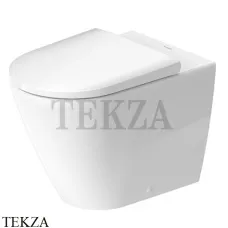 Duravit D-Neo Унитаз приставной без ободка 2003090000, сиденье микролифт SoftClose, белый глянец