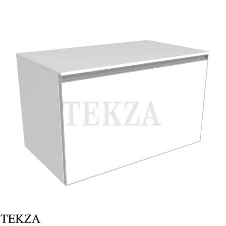 Flaminia Cubika тумба под раковину подвесная 85×50×50 см, 1 ящик и внутренний ящик, белый матовый