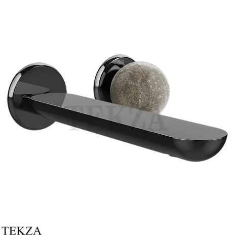 Gessi Perle Смеситель для раковины, внешняя часть 74688-706, black хром глянец