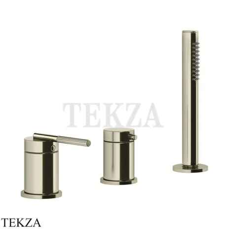 Gessi INGRANAGGIO Смеситель для ванны, без излива 63547-720, Nickel PVD