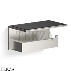 Decor Walther CONTRACT TPH4 Держатель туалетной бумаги с полкой 0654177, сталь-черный