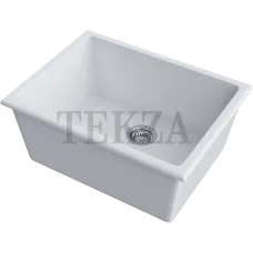 Omoikiri Okinoshima 61-U/I Кухонная мойка Natceramic прямоугольная 4997062 белый