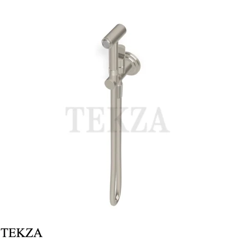 FIMA Carlo Frattini Collettivita Гидроершик WC, шланг 120 см, F1320/4SN, brushed nickel