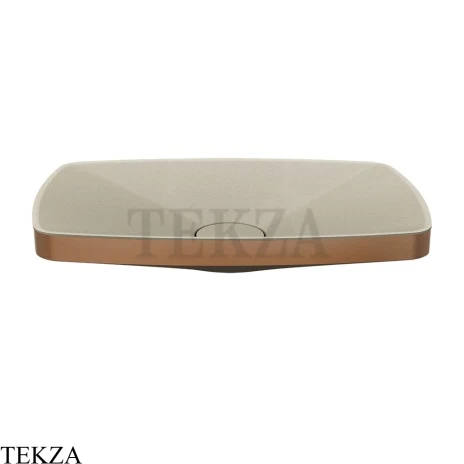 Gessi Jacqueline Раковина настольная, без перелива 77612-708, медь Brushed
