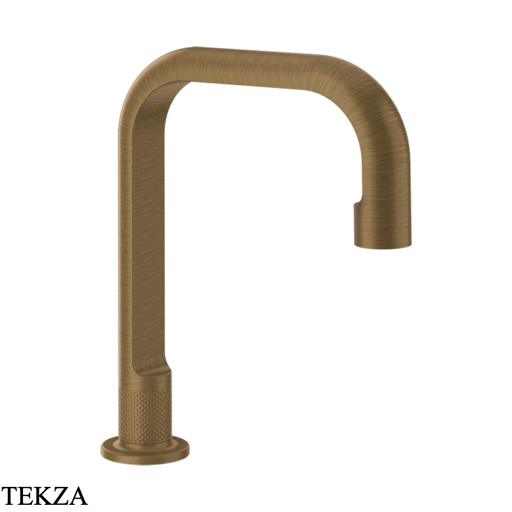 Gessi INCISO Излив для раковины на столешницу 58093-713, Antique Brass
