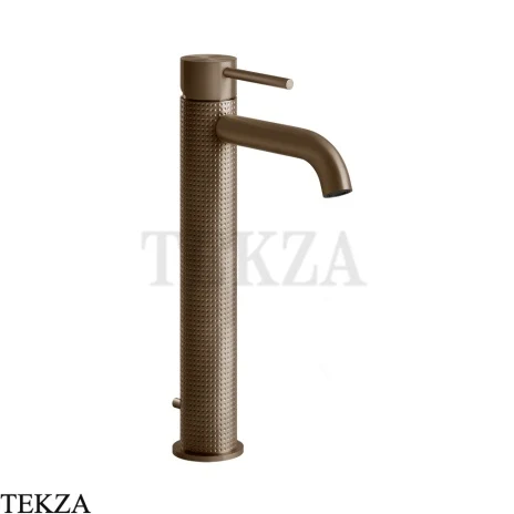 Gessi 316 CESELLO Смеситель для раковины, с донным клапаном 54404-761, Coffee Bronze Brushed PVD