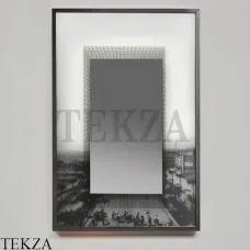 Antonio Lupi COLLAGE309 Зеркало с печатью, в алюминиевой раме в отделке бронза