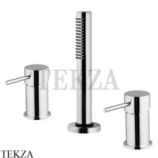 FIMA Carlo Frattini Spillo UP Смеситель на борт ванны без излива, с гарнитуром F3044/1NCR, хром глянец