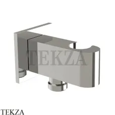 FIMA Carlo Frattini WELLNESS Держатель для душа с подводом воды F5905SN, Brushed nickel