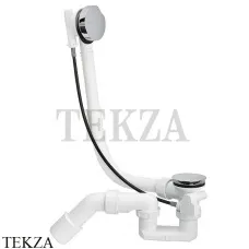 Viega Simplex Слив-перелив для ванны с центральным сливом 595678, крышка ABS хром