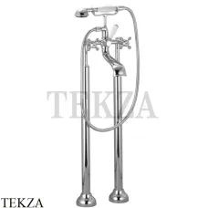 Dornbracht Madison Смеситель для ванны напольный, с гарнитуром 25943360-00, хром глянец